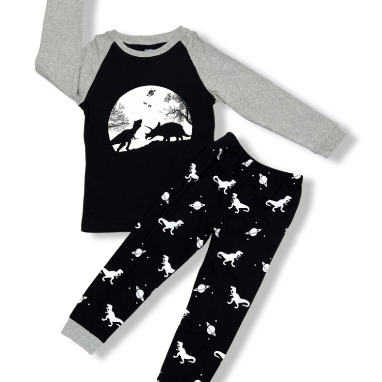 Pijama De Niños De Dinosaurios La Ropa Americana