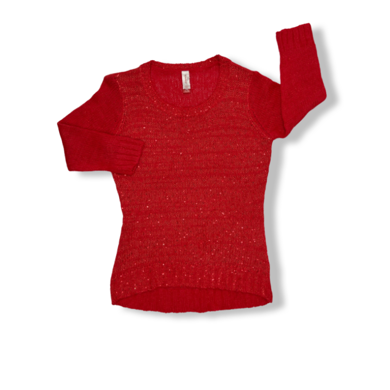 Sweater No Boundaries Color Rojo