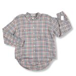 Camisa Franela Manga Larga Gruesa De Rayas Hombre, Reciclado