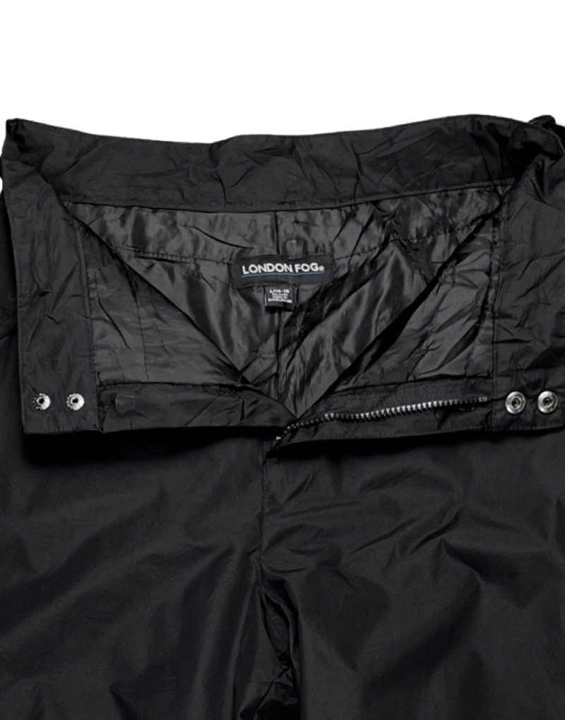Pantalon London Fog Térmico Impermeable De Nieve Y Ski Negro | Reciclado | 14/16 XS Adulto - CH32-38