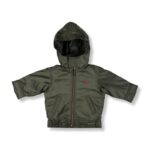 Parka Polo Impermeable Forrado Con Capucha Verde Niño La Ropa Americana Americana Chile