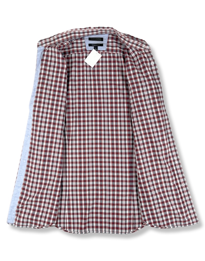 Camisa Casual Banana Republic Manga Larga Cuadrille Hombre La Ropa Americana Chile
