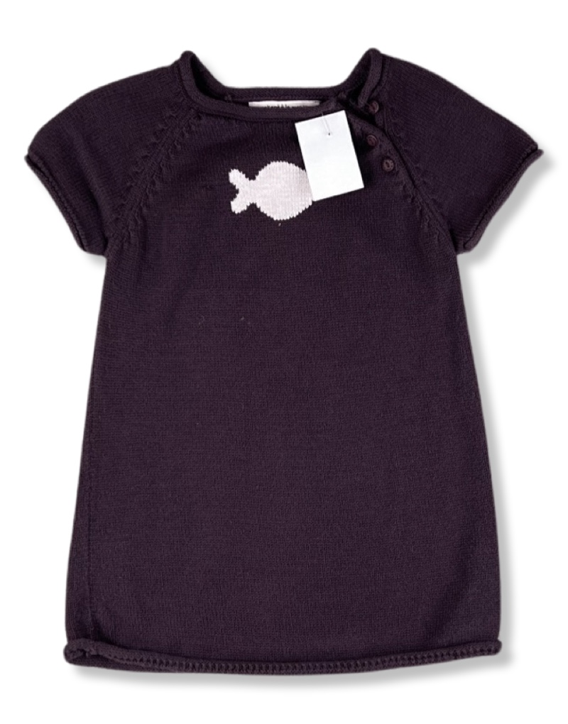 Vestido Weekend A La Mer Morado Ni a Reciclado 23 Meses
