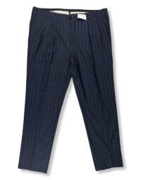 Pantalon De Vestir World Group De Tela Con Rayas Azules Hombre