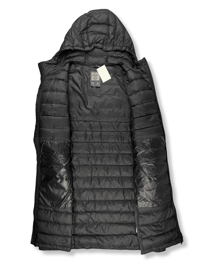 Parka McKinley Larga Térmica Impermeable Con Pluma Negro Mujer La Ropa Americana Chile