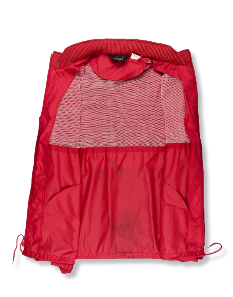 Cortaviento Woolrich Impermeable Con Capucha Rojo Hombre
