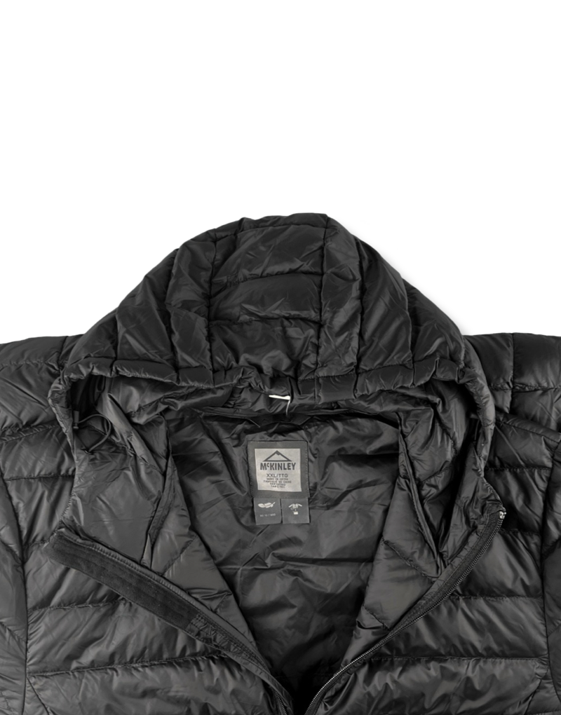 Parka McKinley Larga Térmica Impermeable Con Pluma Negro Mujer La Ropa Americana Chile