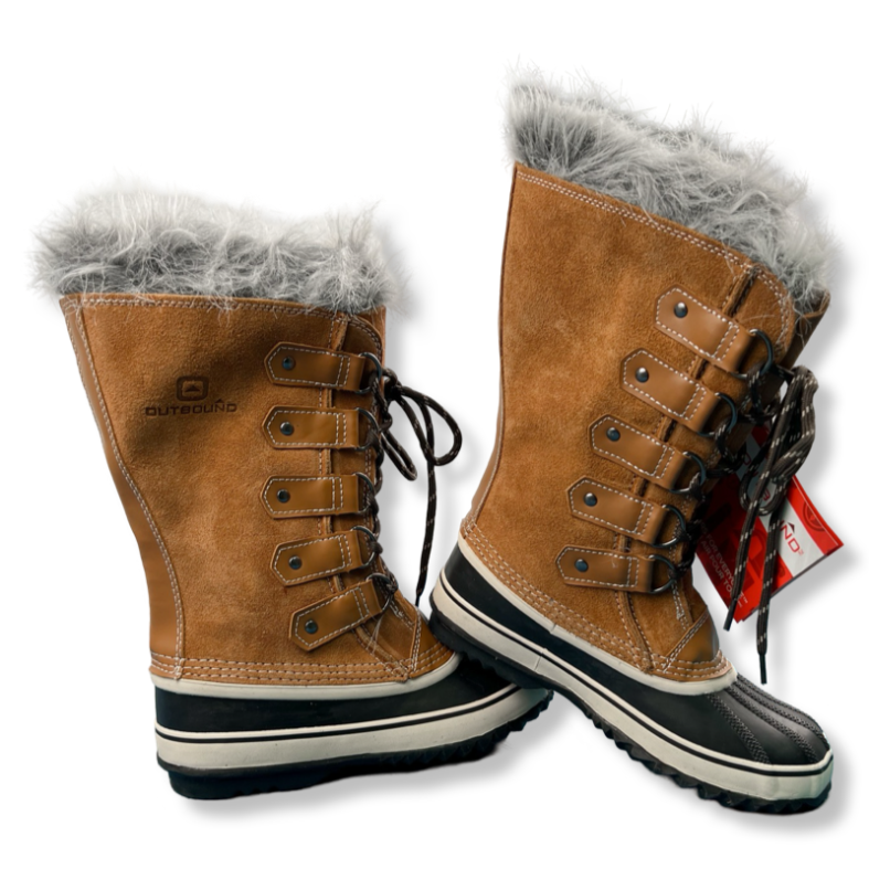 Bota Outbound Larga Impermeable Termico Para Nieve Beige Mujer La Ropa Americana Chile