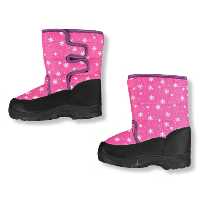 Bota Impermeable Termico Para Nieve Rosado Niña La Ropa Americana Chile
