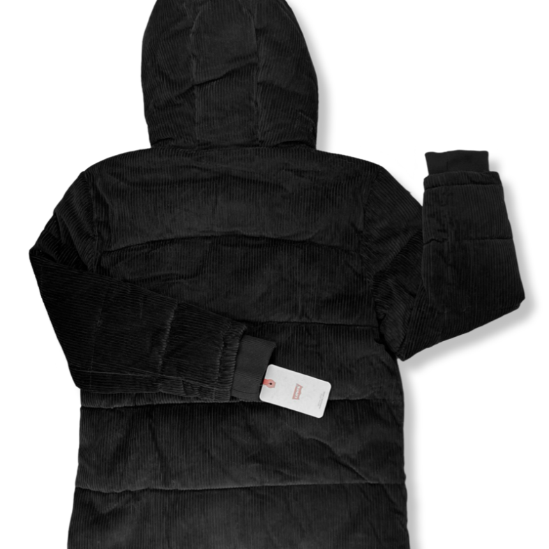 Chaqueta Levi´s Original De Cotele Con Capucha Negro Unisex La Ropa Americana Chile