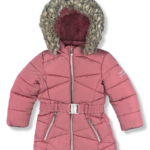 Chaqueta Girls Rule Térmica Con Capucha De Piel Sintética Rosado Niña La Ropa Americana Chile