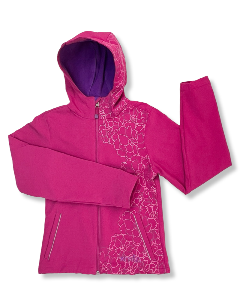 Chaqueta Xmtn Softshell Repelente Al Agua Térmica Con Capucha Fucsia Niña La Ropa Americana Chile