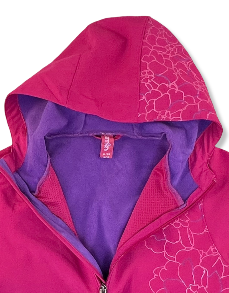 Chaqueta Xmtn Softshell Repelente Al Agua Térmica Con Capucha Fucsia Niña La Ropa Americana Chile
