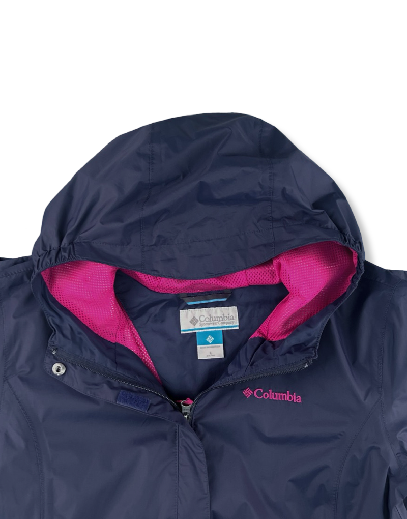Chaqueta Ligera Columbia Tipo Cortaviento Impermeable Con Capucha Niña La Ropa Americana Chile