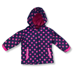 Chaqueta Engomada Full Impermeable Con Capucha Morado Niña La Ropa Americana Chile