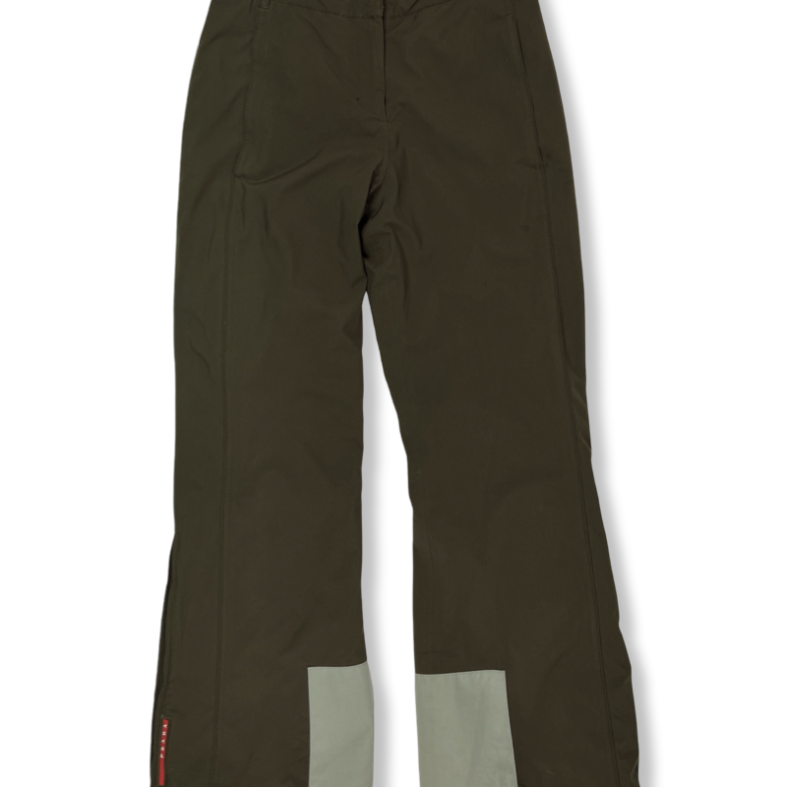 Pantalón Prada Impermeable Térmico De Nieve Y Esquí Verde Mujer La Ropa Americana Chile