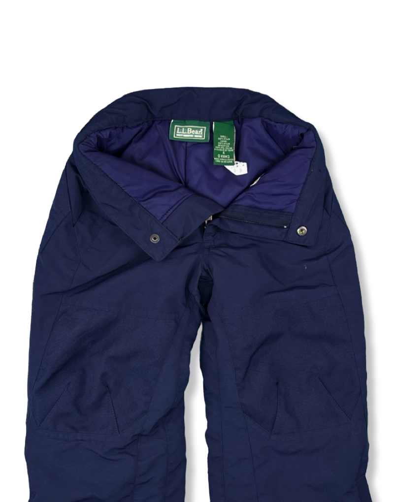 Pantalón L.L.Bean Impermeable Térmico De Nieve Y Esquí Azul Niño La Ropa Americana Chile