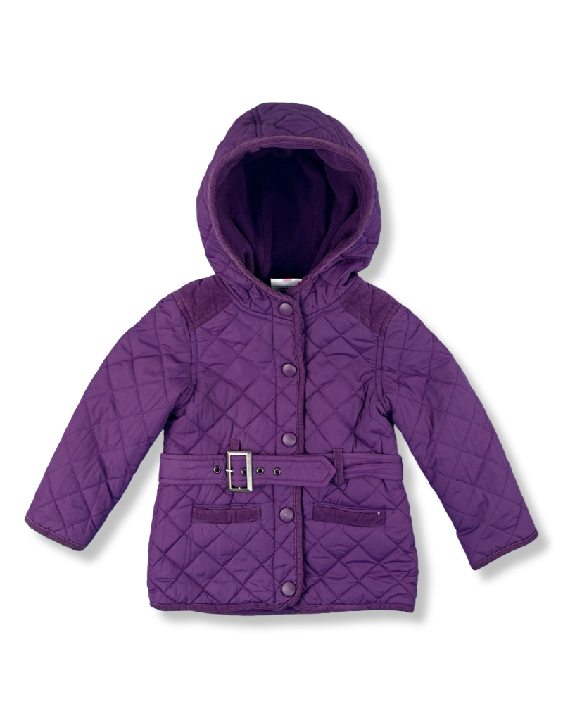 Chaqueta Topomini Térmica Con Capucha Morado Niña La Ropa Americana Chile