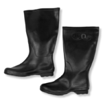 Bota De Agua Engomada Negro Unisex La Ropa Americana Chile