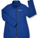 Chaqueta Elevate Larga Softshell Repelente Al Agua Térmica Azul Mujer La Ropa Americana Chile