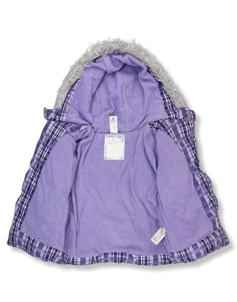 Chaqueta Baby Club Térmica Con Capucha Morada Niña La Ropa Americana Chile.