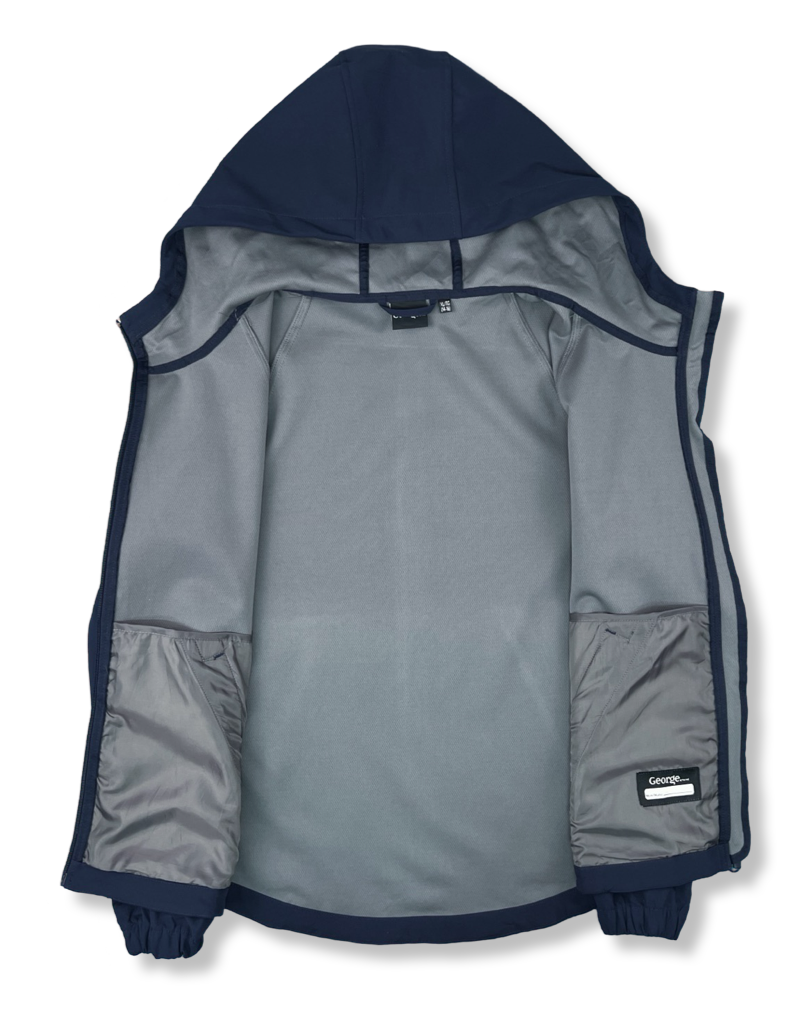 Chaqueta George Softshell Repelente Al Agua Térmica Azul Niño La Ropa Americana Chile