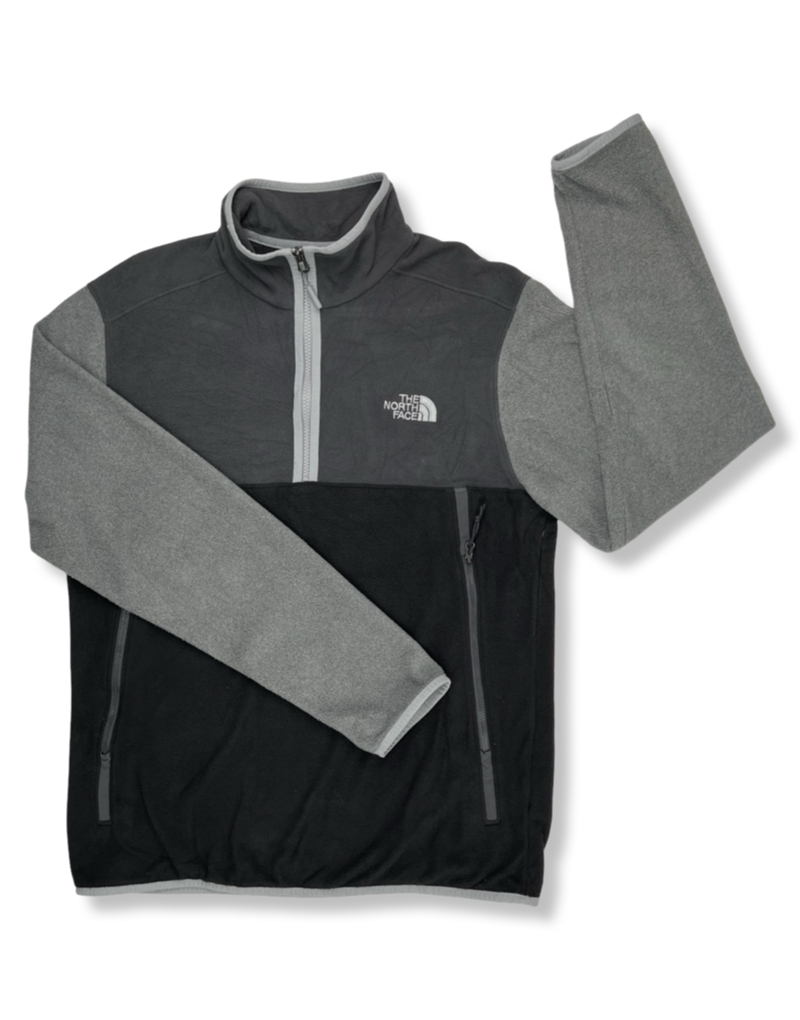 Polar The North Face Con 1/4 De Cierre Gris Hombre La Ropa Americana Chile