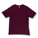Polera Comfort Algodón Burdeo Unisex La Ropa Americana