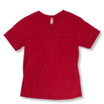 Polera Comfort Algodón Roja Unisex La Ropa Americana