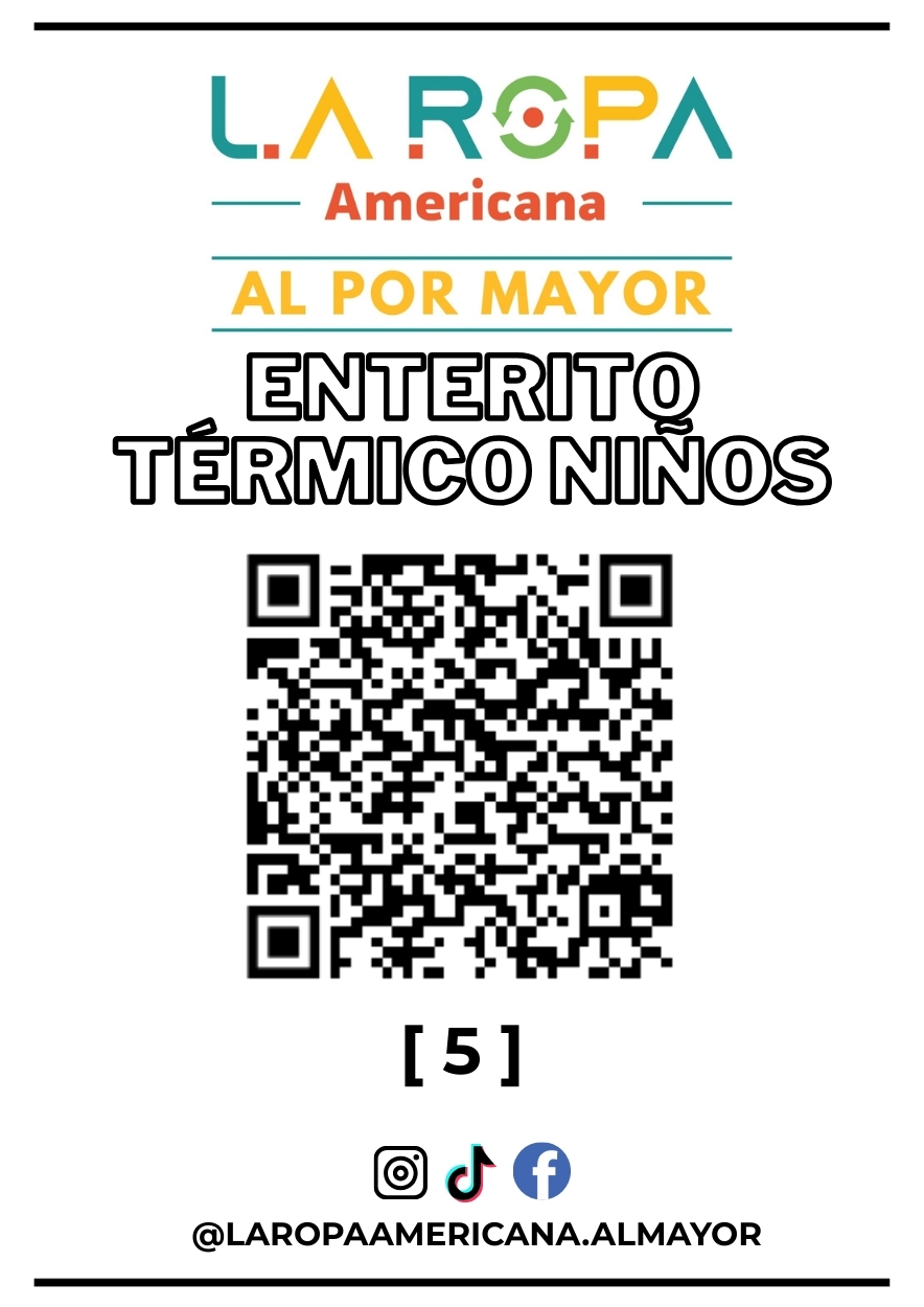 LOTE ENTERITO TÉRMICO NIÑOS 20KG PRIMERA (3) | LA ROPA AMERICANA AL POR MAYOR