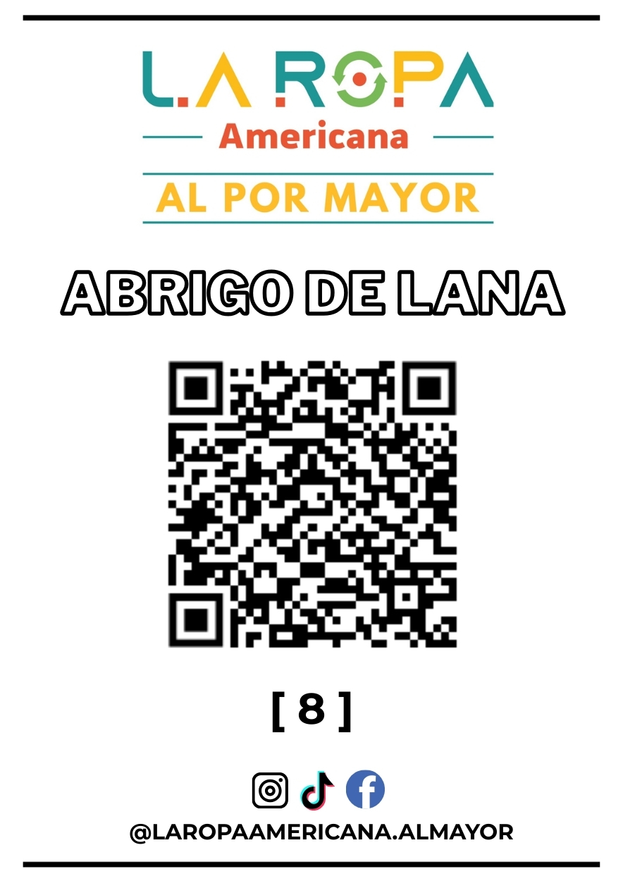 LOTE ABRIGOS DE LANA 20KG PRIMERA (8) | LA ROPA AMERICANA AL POR MAYOR