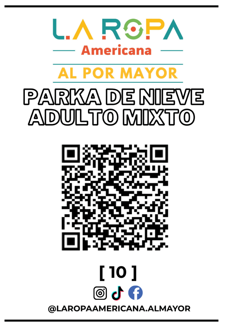 LOTE PARKA DE NIEVE ADULTO MIXTO 20KG PRIMERA (10) | LA ROPA AMERICANA AL POR MAYOR