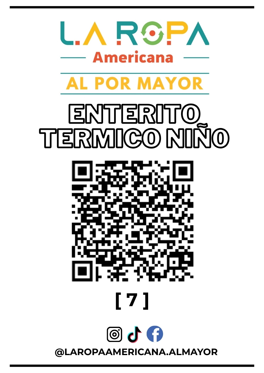 LOTE ENTERITO TÉRMICO NIÑOS 20KG PRIMERA (7) | LA ROPA AMERICANA AL POR MAYOR