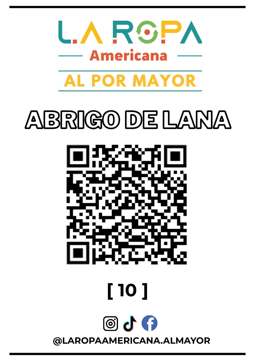 LOTE ABRIGOS DE LANA 20KG PRIMERA (10) | LA ROPA AMERICANA AL POR MAYOR
