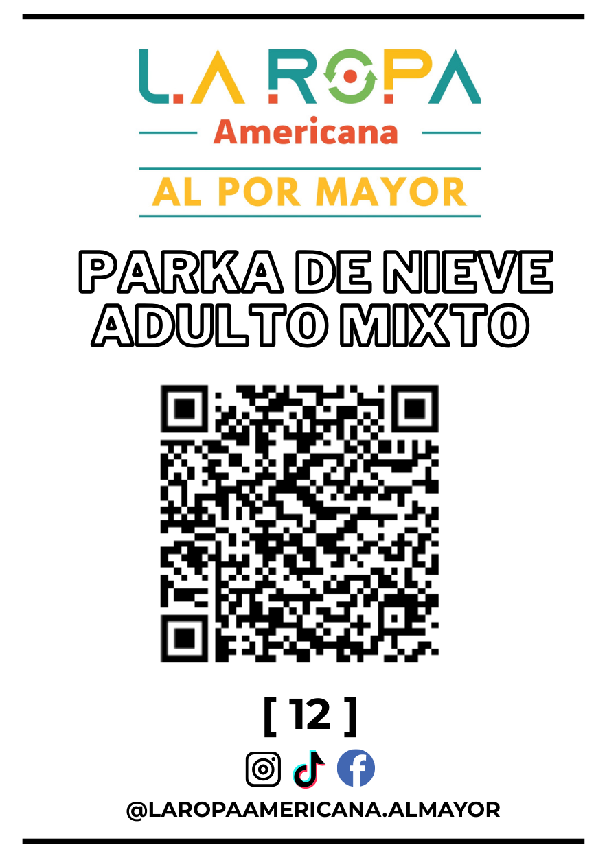 LOTE PARKA DE NIEVE ADULTO MIXTO 20KG PRIMERA (12) | LA ROPA AMERICANA AL POR MAYOR