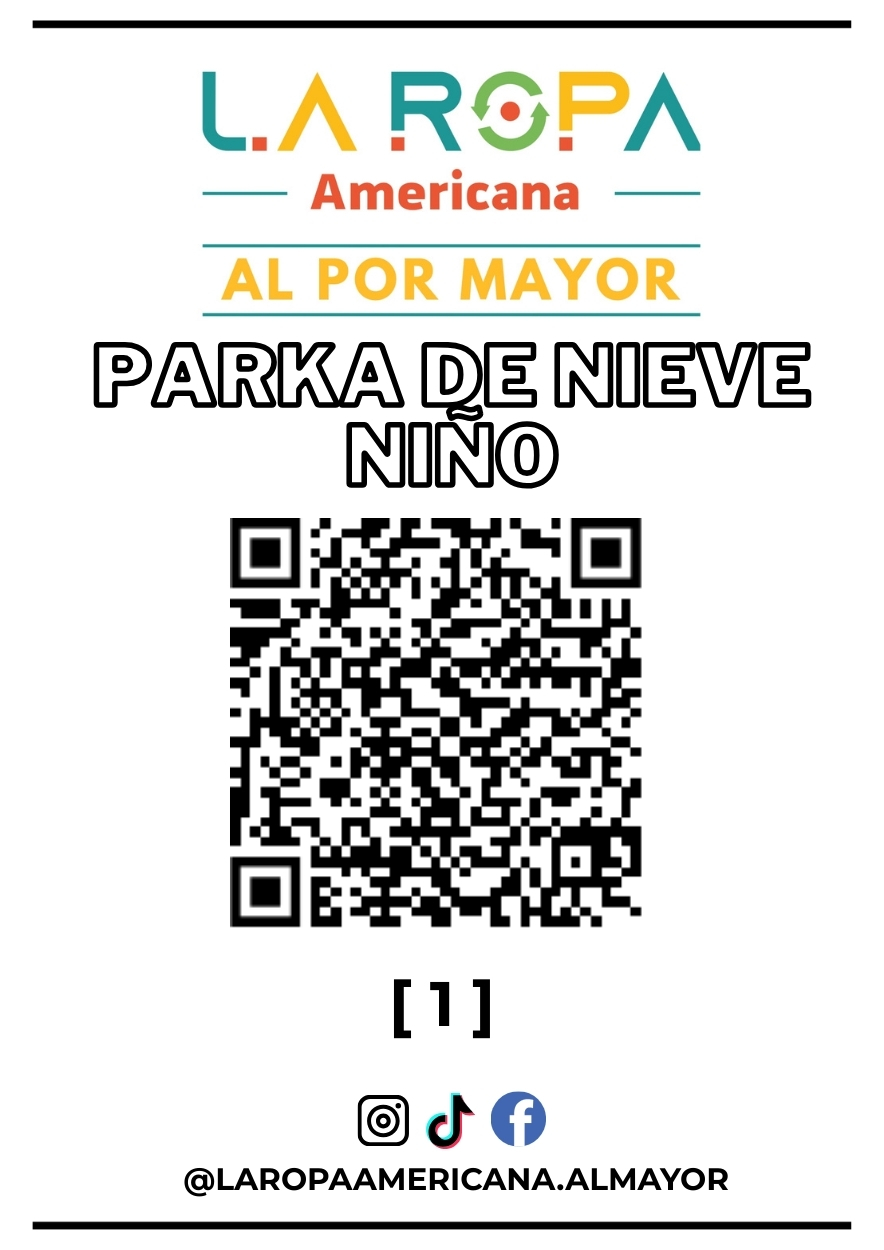 LOTE PARKA DE NIEVE NIÑOS MIXTO 20KG PRIMERA (1) | LA ROPA AMERICANA AL POR MAYOR