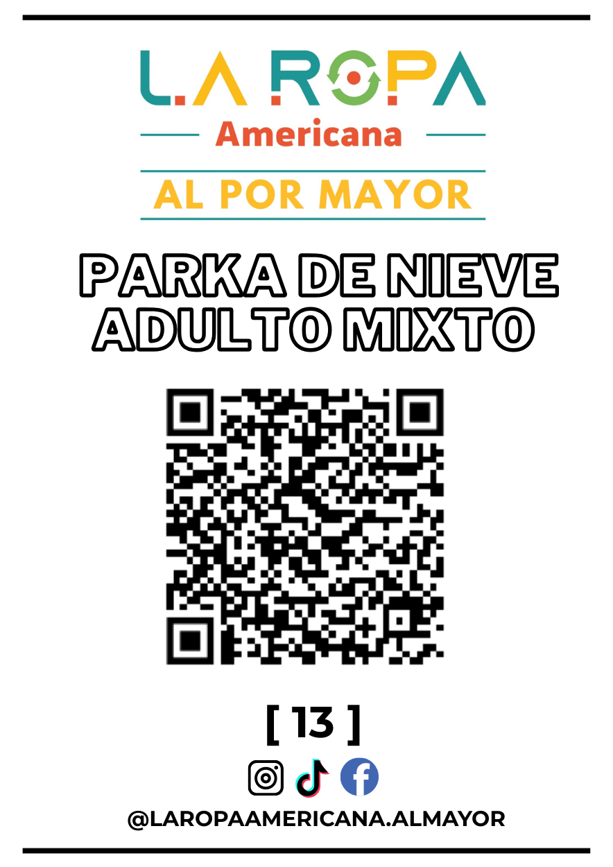 LOTE PARKA DE NIEVE ADULTO MIXTO 20KG PRIMERA (13) | LA ROPA AMERICANA AL POR MAYOR