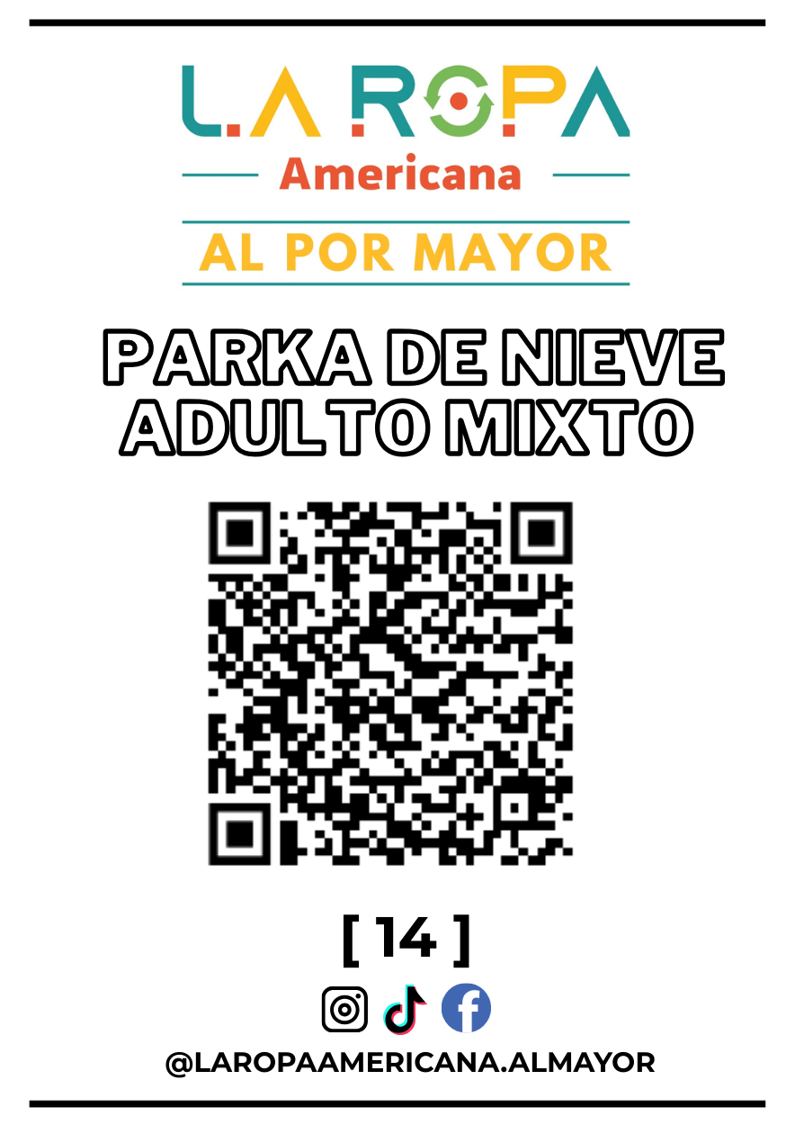 LOTE PARKA DE NIEVE ADULTO MIXTO 20KG PRIMERA (14) | LA ROPA AMERICANA AL POR MAYOR