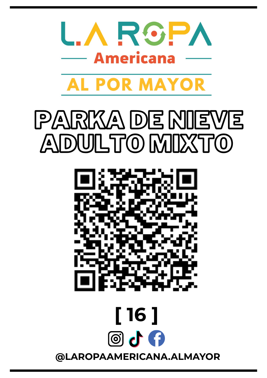 LOTE PARKA DE NIEVE ADULTO MIXTO 20KG PRIMERA (16) | LA ROPA AMERICANA AL POR MAYOR