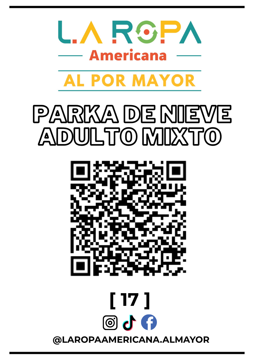 LOTE PARKA DE NIEVE ADULTO MIXTO 20KG PRIMERA (17) | LA ROPA AMERICANA AL POR MAYOR