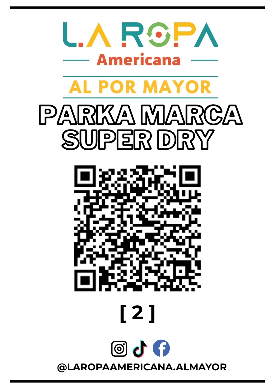 LOTE PARKA MARCA SUPER DRY (20KG) PRIMERA (2) | LA ROPA AMERICANA AL POR MAYOR