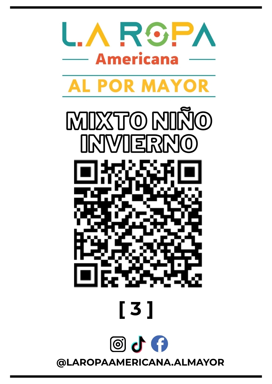 LOTE MIXTO INVIERNO NIÑO (3) | LA ROPA AMERICANA AL POR MAYOR