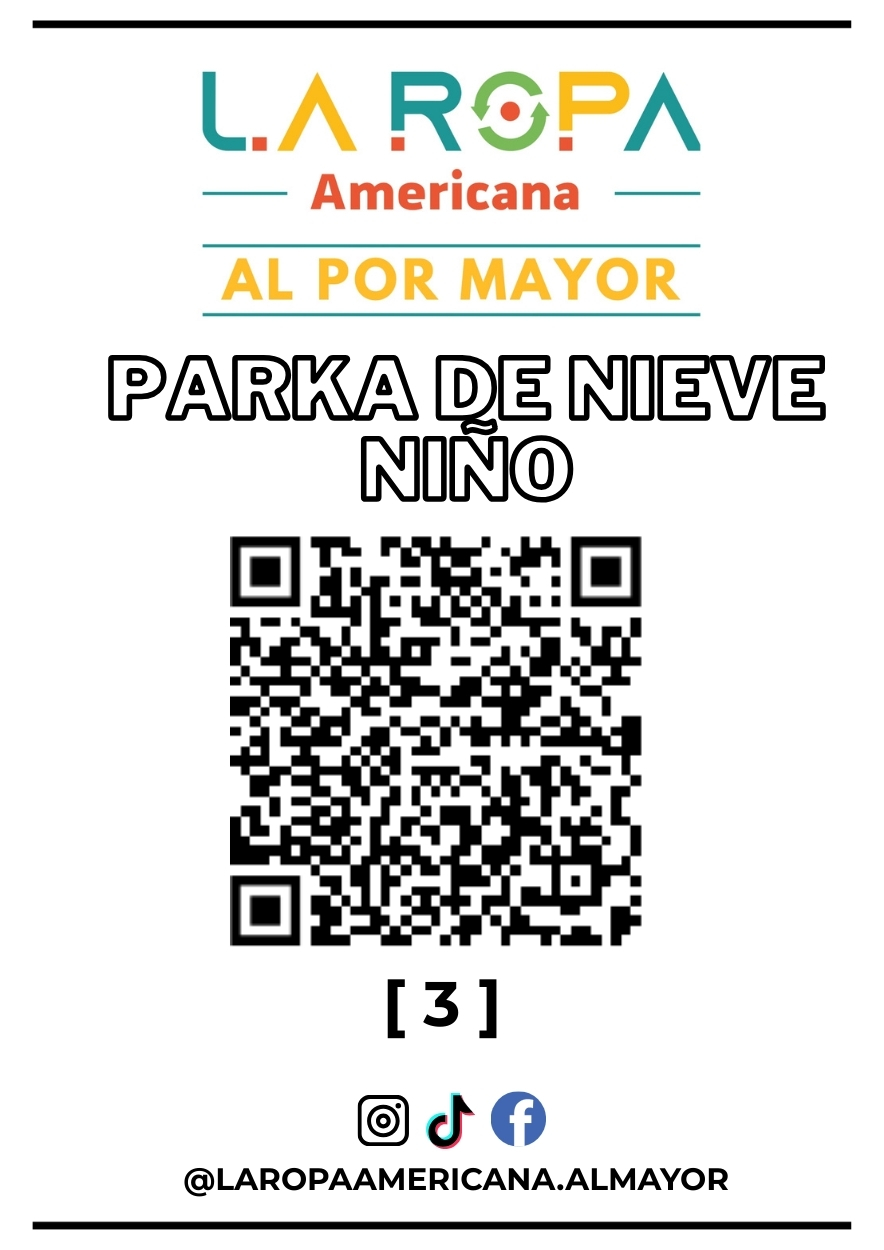 LOTE PARKA DE NIEVE NIÑOS MIXTO 20KG PRIMERA (3) | LA ROPA AMERICANA AL POR MAYOR