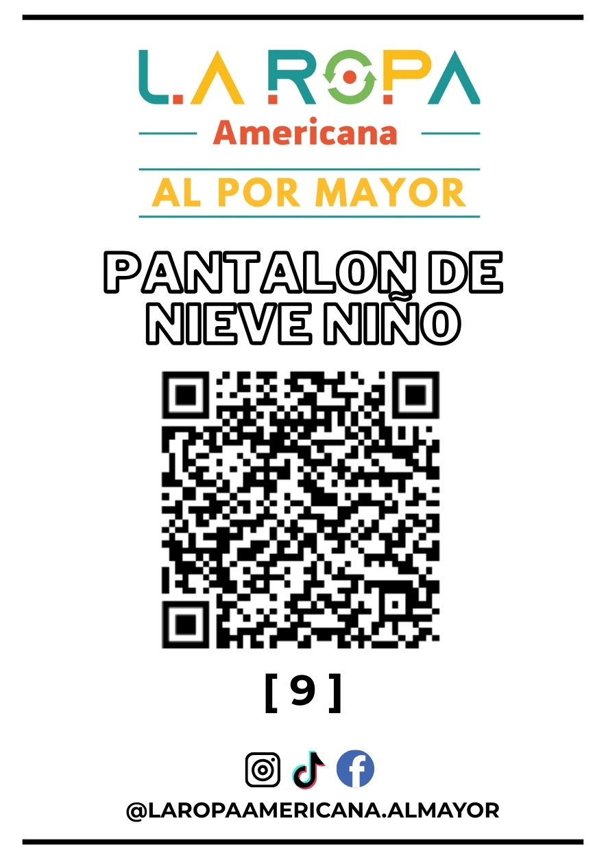 LOTE PANTALON DE NIEVE NIÑOS 20KG PRIMERA (9) | LA ROPA AMERICANA AL POR MAYOR