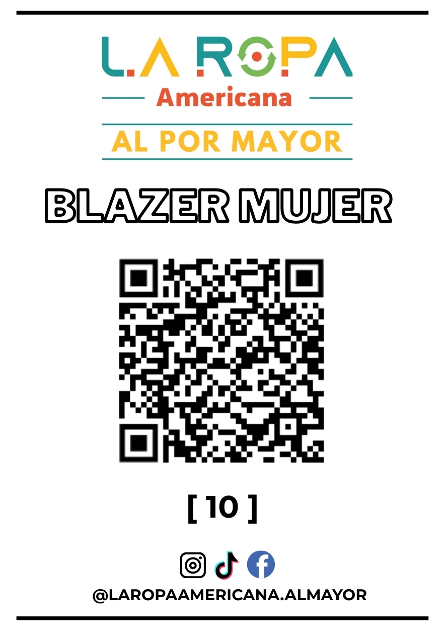 BLAZER MUJER 20KG PRIMERA (10) | LA ROPA AMERICANA AL POR MAYOR