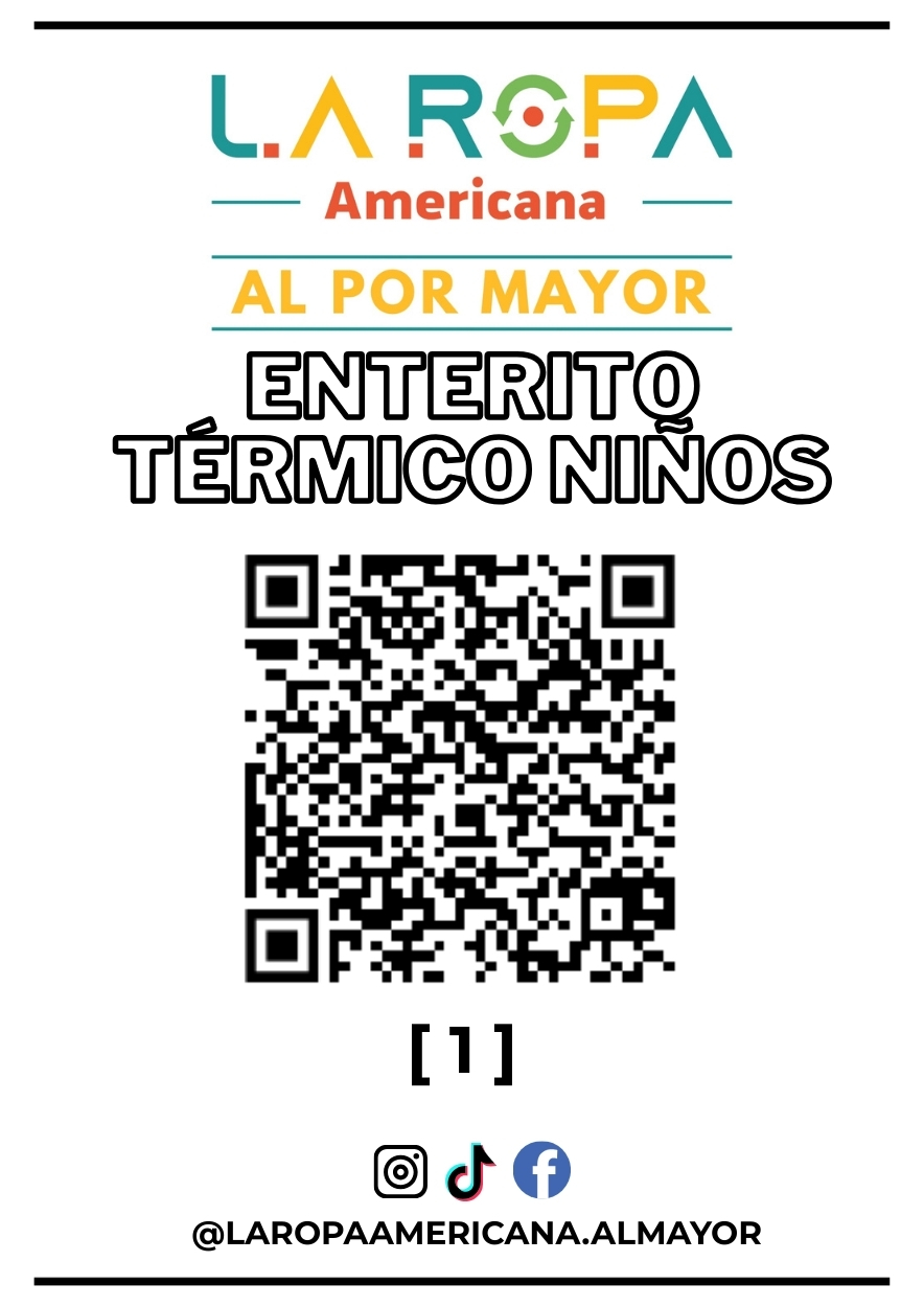 LOTE ENTERITO TÉRMICO NIÑOS 20KG PRIMERA (1) | LA ROPA AMERICANA AL POR MAYOR