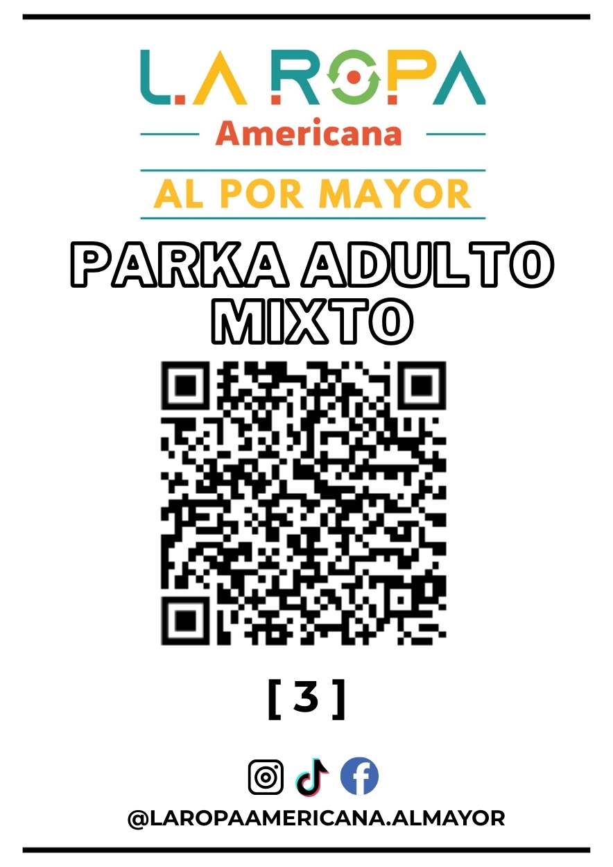 LOTE PARKA ADULTO MIXTO 20KG PRIMERA (3) | LA ROPA AMERICANA AL POR MAYOR