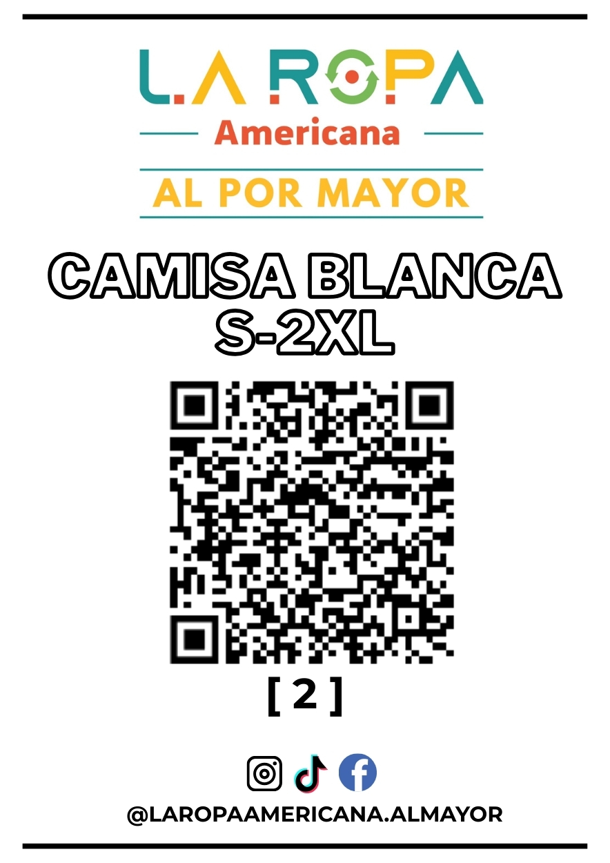 LOTE CAMISAS BLANCA S-2XL 20KG PRIMERA (2) | LA ROPA AMERICANA AL POR MAYOR