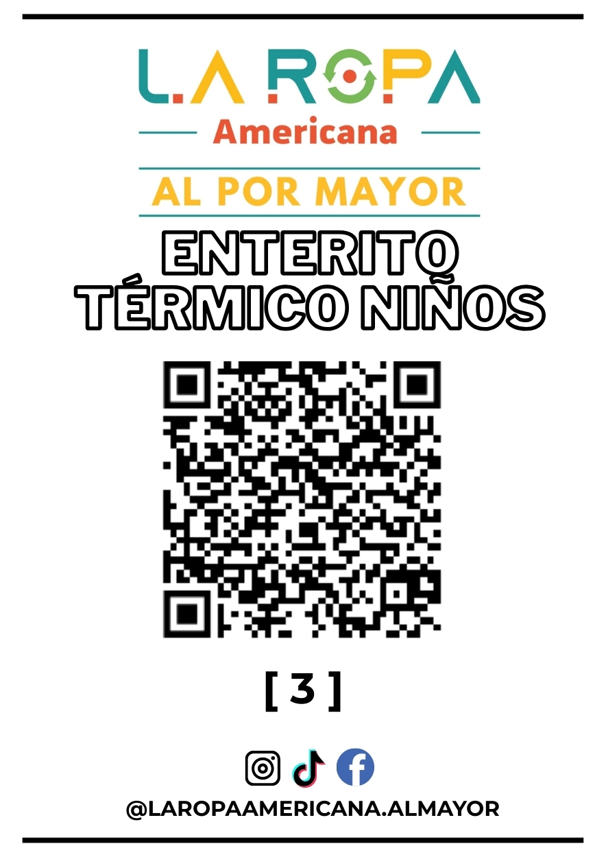 LOTE ENTERITO TÉRMICO NIÑOS 20KG PRIMERA (3) | LA ROPA AMERICANA AL POR MAYOR