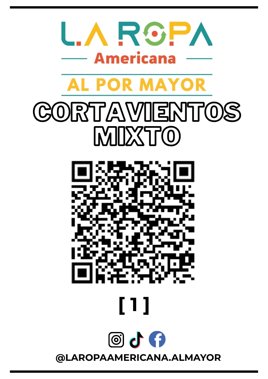 LOTE CORTAVIENTOS MIXTO 20KG PRIMERA (1) | LA ROPA AMERICANA AL POR MAYOR